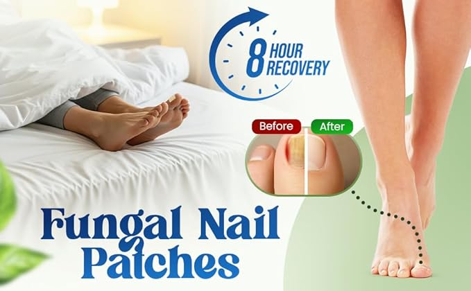 Premium Fungal Nail Patches Toe Nail Care Extra Fungus Strength 21 Pcs Nighttime Repair Damaged Treatment Toenail ingrown Nails 8 Hour Safe Sensitive gift for Valentine Day Women Men .(21 Count)