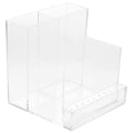 Uonlytech Bit Holder Nail Bit Nail Drill Bits Holder Stand Displayer Organizer Nail Polishing Storage Box Acrylic Holder Machine Manicure Accessory for Nails, Clear Mailbox Bracket Shelving Brackets