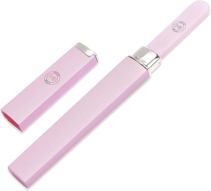 Malva Belle Best Crystal Glass Nail File for Women - File & Travel Case Set - Heavy Duty for Natural Nails, Gel - Professional Nail Shaper – Nail Care Essentials - Pastel Lilac 2mm