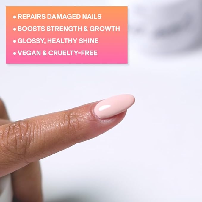 Nail Strengthener -Perfect for Damaged Nails, Nail Repair and Growth, Nail Hardener and Strengthener for Brittle or Weak Nails