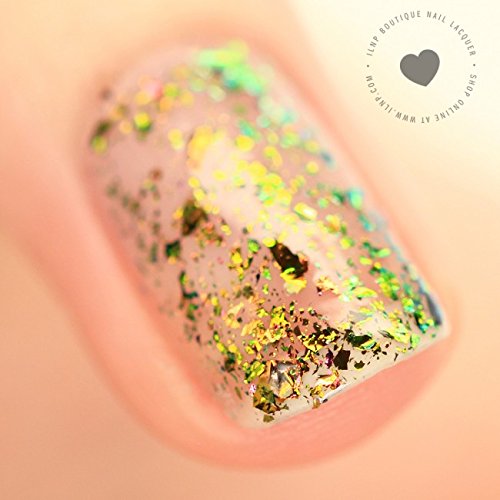 ILNP Brilliance - Pale Gold, Pinkish Bronze, Light Green Ultra Chrome Color Shifting Flakie Nail Polish