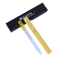 Glass Nail File in Case–Shape and Smooth Nail File Tool Best for Gentle & Safe Nail Care Kit for Beautiful Fingernails(Rose Yellow)