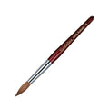 100% Pure Kolinsky Acrylic Nail Brush Solid Wood Handle Professional Manicure Brushes for Powder Nail Acrylic Application - Salon & DIY Nail Art Essentials - Size 18, 1.0 Count