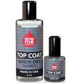 Excuse Me Quick Dry Fast Top Coat Professional 0.5 oz 15ml and Refill Size 2.5 oz (Refill Kit (4oz + 0.5oz))