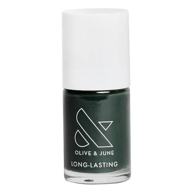 Olive & June Long Lasting Nail Polish | Plump Gel-Like Finish No Lamp Needed|Lasts up to 10 days|Salon-Quality Color at Home|15-Free, Vegan & Cruelty-Free Chip-Resistant Shine|One for you, Two for me