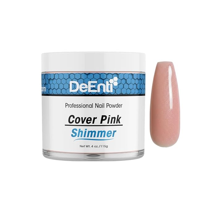 Acrylic Nail Shimmer Powder - 4oz Cover Pink|Professional Grade, Bubble-Free Acrylic Powder for Nails | Long-Lasting, Chip-Resistant Nail Acrylic Powder for Carving, Extensions & Fake Nails