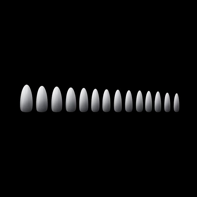 Apres Ombre Gel-X® Box of Nail Tips, 14 Sizes 00-9, Premium Quality (Sculpted Almond Medium, 210 Count)