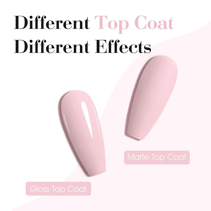 CANNI Light Pink Gel Nail Polish, 1Pcs Baby Pink Gel Polish Soft Pale Pink Color High Gloss Soak Off U V Nail Manicure Salon DIY