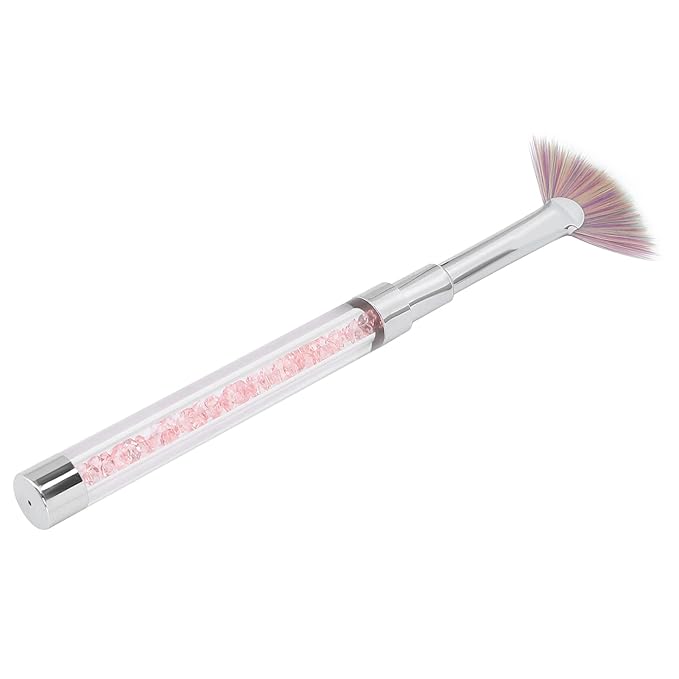 Fan-Shaped Nail Brush for Dusting, Flat Head Pen With Gradient Varnish, Art Manicure Brush With Small Head for Shaking Chalk