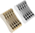 2 Pcs Nail Art Pen Holder Uv Gel Brush Polish Pen Rest Stands for Pens Stylish Golden Silver Nail Brush Organizer for Nail Art Tools and Accessories
