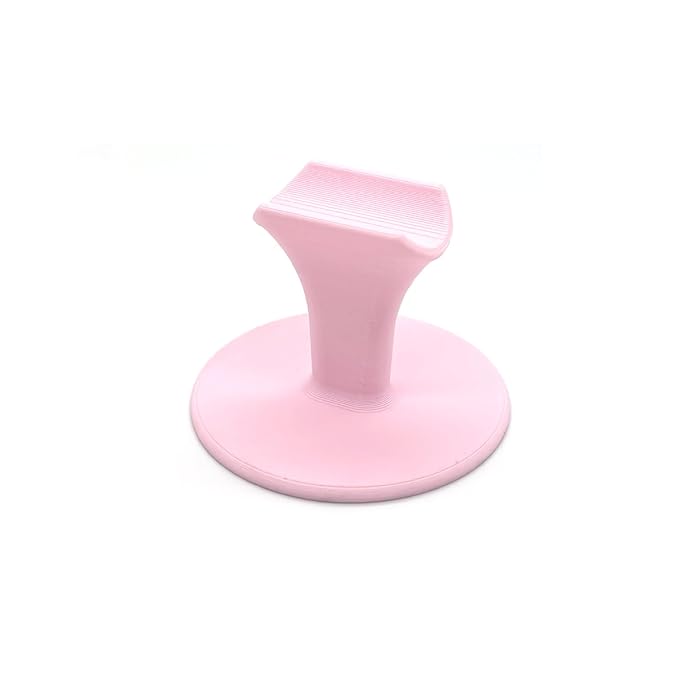 Plastic Nail Holder Finger Exercise Tool Fixed Finger Bracket Professional Painting Art Accessories DIY Nail Art Supplies (Pink)
