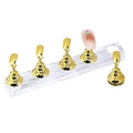 Nail Stand,Magnetic Nail Tip Holder,Fingernail Display Board Practice Board Long Strip Nail Piece Holder Nail Manicure Tool Home Salon Use False Nail Stand