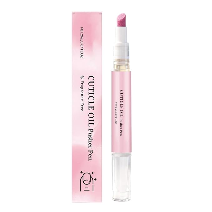 DreamCatching Ceramic Cuticle Pusher & Oil Pen, 1PC Gentle Cuticle Remover for Hangnails & Dry & Damaged Nails, Nail Care Pen for Repair & Nourish Nails