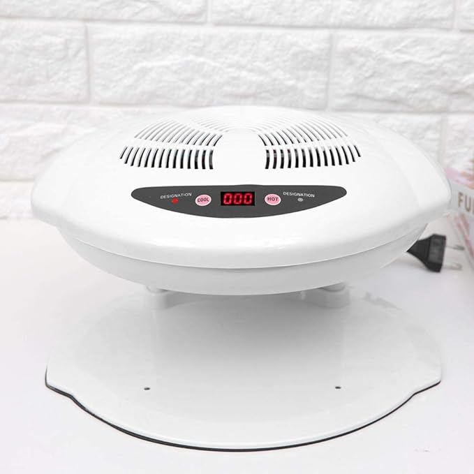 Nail Dryer, hot and Cold air Sensor, Manicure Tool for Fan for Drying Nail Polish for Living Room and Home (White)