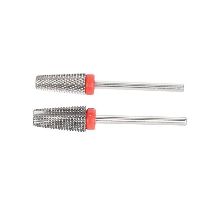 Nail Drill Bits, Drill Bits Nail Tech, Drill Bit Set, Nail Art Drill Bits Rough Surfaces Remove Nail Glue Nail Polishing Grinding Heads for Salon Use