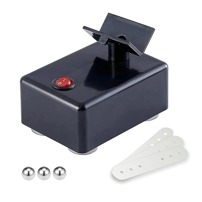 Electric Paint Mixer & Nail Polish Shaker - Professional Vortex Shaker Machine for Hobby Model Color, Lash Glue, Tattoo Ink - Continuous Liquid Mixer with Non-Slip Base
