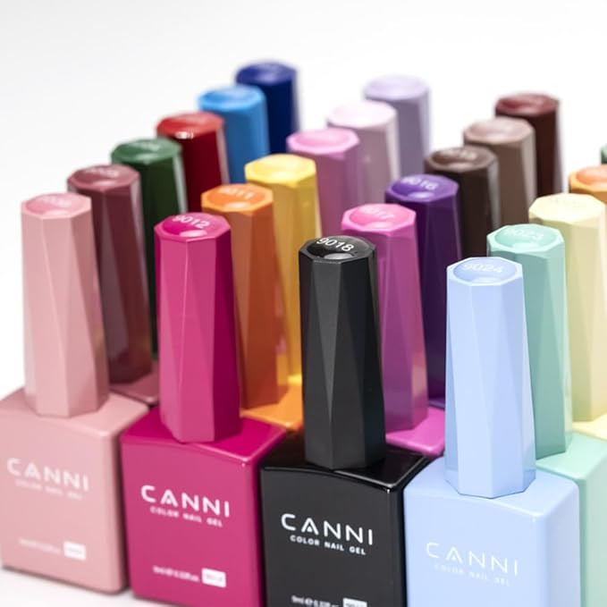 CANNI Royal Blue Gel Nail Polish, 1Pcs Navy Blue Gel Polish Dark Cobalt Deep Color Soak Off U V Nail French Nail Manicure Salon DIY