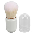 Nail Dust Brush, Nail Art Dust Powder Remover Brush Rhinestone Handle Nail Art Dust Cleaner Brush Professional Nail Art Tool Manicure Duster Tools for Acrylic Gel Nails (White)