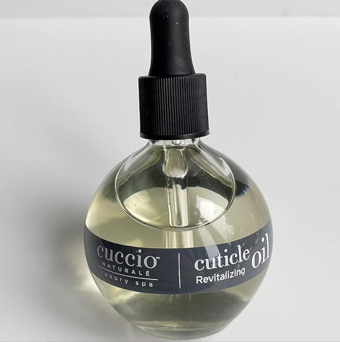 Cuccio Naturale Peach & Vanilla Revitalizing Cuticle Oil, Lightweight Fast-Absorbing Hydrating Nail & Cuticle Conditioner, Cold-Pressed Oils + Vitamin E, 2.30 Fl Oz