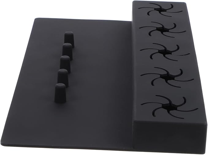 Nail Oil Bottle Cover Nail Polish Stand Finger Polish Holder Silicone Tools Holder Case Paint Organizer Rack Fixture Manicure