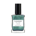 Nailberry L'Oxygéné Oxygenated Nail Lacquer | Glamazon | Pearlized Green Blue Opaque Polish | UV Protected Long-Wear Nail Polish | 12-Free | Vegan | Certified Halal | Cruelty & Gluten Free | 15 ml