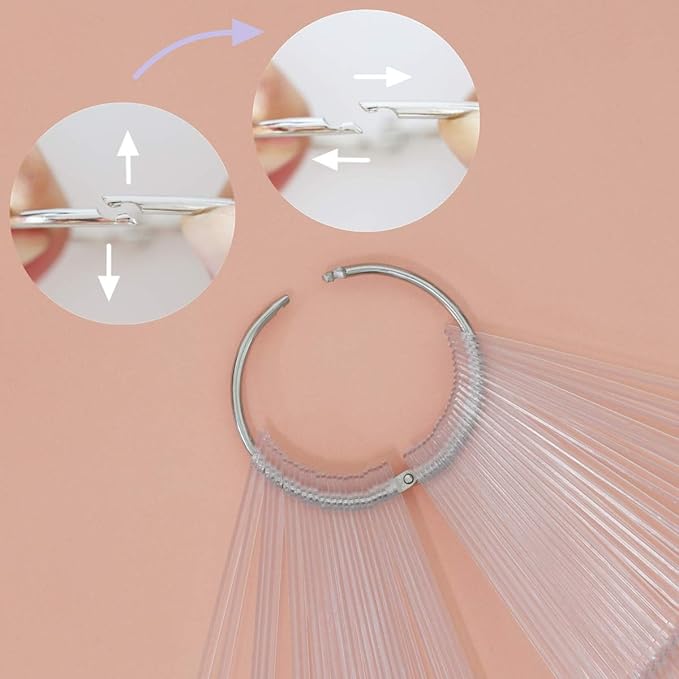 200pcs Nail Swatch Sticks with Number Stickers Display Stiletto Tips Clear Sample Sticks Practice Tips for Nail Techs Salon