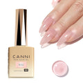 CANNI Jelly Nude Pink Gel Nail Polish, 1Pcs Sheer Clear Pink Gel Polish Translucent Milky Color High Gloss Soak Off U V Nail Manicure Salon DIY