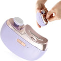 Valentines Day Gifts for Him & Her - Electric Nail Clipper for Seniors & Adults, Baby Smart Nail Clipper, 2-in-1 Automatic Nail Clipper with Light & Storage for Fingernail (Purple)