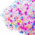 3D Colorful Nail Caviar Beads Nail Art Micro Bubble Pixie Beads 50G
