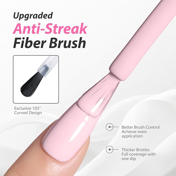 Makartt Ultra Pigmented Pink Gel Nail Polish 15ml One N'Done One-Coat Gel Polish Pink Soak Off High-Gloss Ceramic Shine, Salon-Grade UV Nail Art Manicure DIY Salon Home - Blush Talk