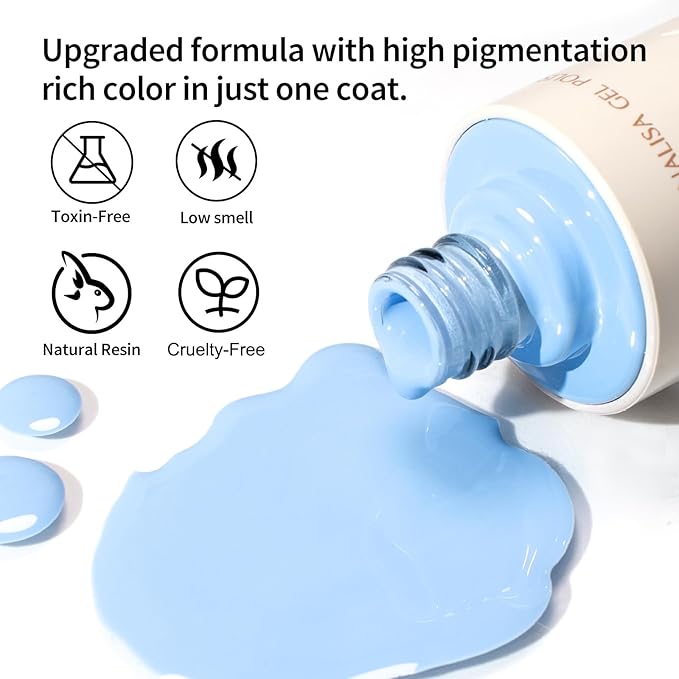 VENALISA V1 22 Pcs 10 ML Cat eye Gel Nail Polish Set with Color Card, Glitter Blue Green Purple Gel Polish Kit Nail Art Starter Manicure Salon DIY at Home