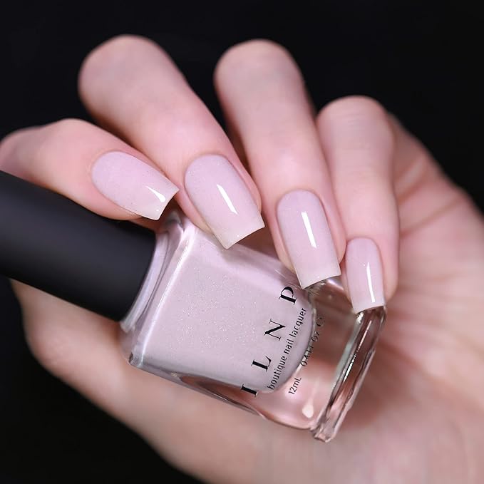 ILNP Keepsake - Delicate Pale Cream Holographic Nail Polish