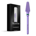 MelodySusie Professional Tornado 3/32'' Nail Drill Bits, Carbide Tungsten Multi-function Bits, Suitable for Manicure Pedicure Cuticle Gel Polishing, Salon Bits, Series Bit-X, Purple, Coarse