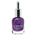 Nailtopia - Plant-Based Chip Free Nail Lacquer - Non Toxic, Bio-Sourced, Long-Lasting, Strengthening Polish - Jomo (Sheer Purple) - 0.41oz