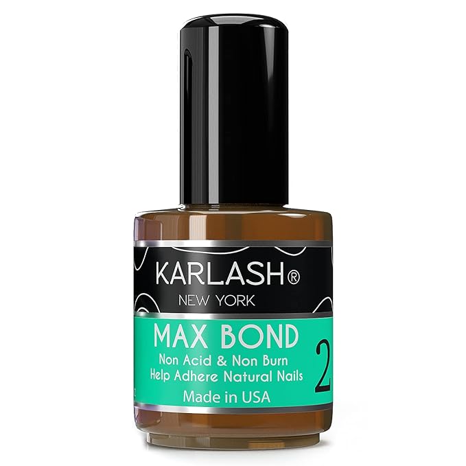 Karlash Professional Made in USA Natural Nail Prep Dehydrate & Bond Primer, Nail Bonding, Superior Bonding Primer for Acrylic Powder and Gel Nail Polish 0.5 oz (Primer)