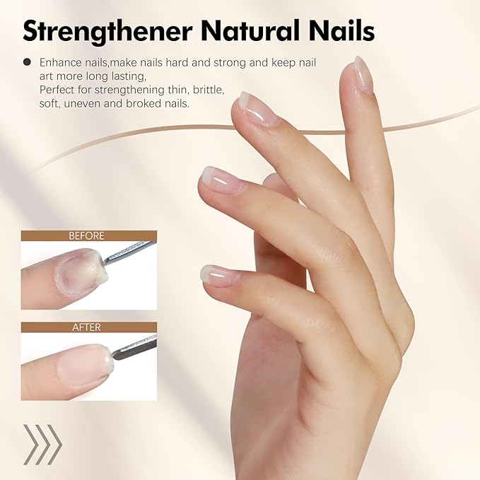 FZANEST Builder Gel Hema-free, Soak-Off Sculpting Gel For Quick Nail Extension Repair And Strengthening Long-Lasting Builder Base With Brush-On Salon-Quality Nails At Home