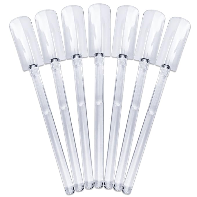 Beauticom Clear Extra Nail Display Tip Sticks (Quantity: 100 Pieces)