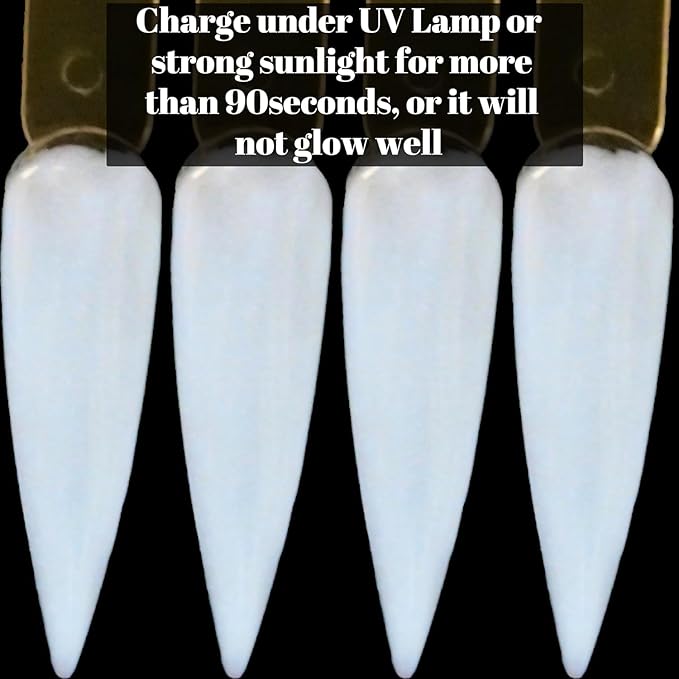 Glow in the dark milky white gel polish color 10ML for french nail art design (GP88aWW)