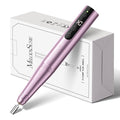 MelodySusie Pen-Shaped Portable Cordless Nail Drill, PC180F 25000RPM Rechargeable Electric File with LED Display for All Nail Care, Manicure Shaping & Acrylic Gel Removal for Nail Artists DIY at Home