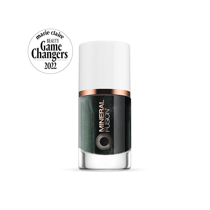Mineral Fusion Nail Polish, Dark Forest Green, Smoke & Mirrors Smoke & Mirrors 0.33 Fl Oz (Pack of 1)
