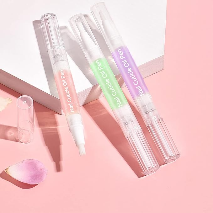 12Pcs Nail Cuticle Oils Nail Nutrition Oil Pen Nail Nourishment Pens 12 Smell Cuticle Revitalizer for Agnail Nourish Skin Nail Care