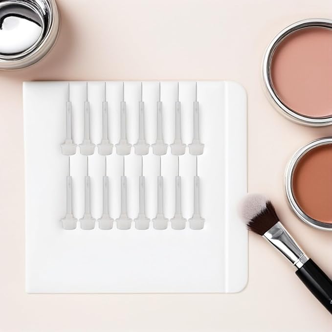Beaupretty Replacement Nail Polish Brush Set 20 Pcs Liquid Applicators for Precise Nail Art and Dip Powder Application Hand and Foot Care