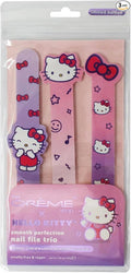 The Crème Shop X Hello Kitty Smooth Perfection Nail Files Nail Files for Natural Nails, Nail Tools (Set of 3)