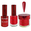 WAVEGEL Soak-Off Gel, Nail Lacquer & Acrylic/Dip Powder Matching Set - Queen Collection - #058 Evil Queen