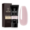 ROSALIND Light Purple Poly Extension Gel, 80ml/2.7 oz Gray Pink Poly Nail Gel Building Enhancement for Nail Art Decoration, Fall Colors Nail Thickening Extension Easy to DIY Use at Home Need UV Lamp