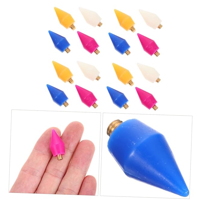 48pcs Rhinestone Picker Wax Replacement Head Tips for Nail Art Manicure Rhinestone Easy to Use for Gem Decoration and Crafting