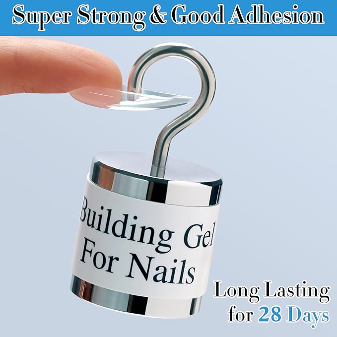 Double Rhythm 2.1 Oz Solid Sculpting Gel for Nail Art Non-Sticky 60g 3D Clear Hard Gel for Building, Carving, Molding Extension with Sculpting Pen and Mould (Clear)