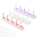 ANGNYA Nail Stand for Press Ons，3 Set Nail Holder for Painting Nails with 200PCS Nail Sticky Tabs Powerful Magnetic Fake Nail Stands for Nail Holder Nail Display Press on Home DIY Salon Supplies