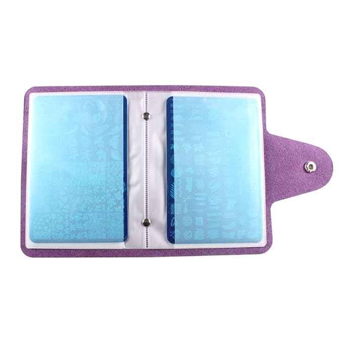 4PCS XL Nail Art Stamp Plates with Stamping Image Plates Collection Manicure Tools Plate Organizers XL07-10