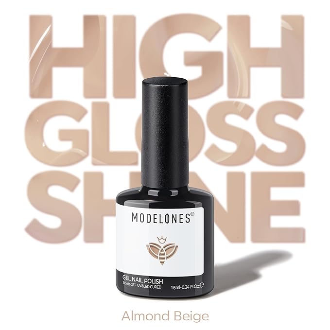 modelones Nude Gel Nail Polish Office Lady Nails Skin Tone Color Natural Nail Polish Soak Off LED UV Lamp Manicure 15ML